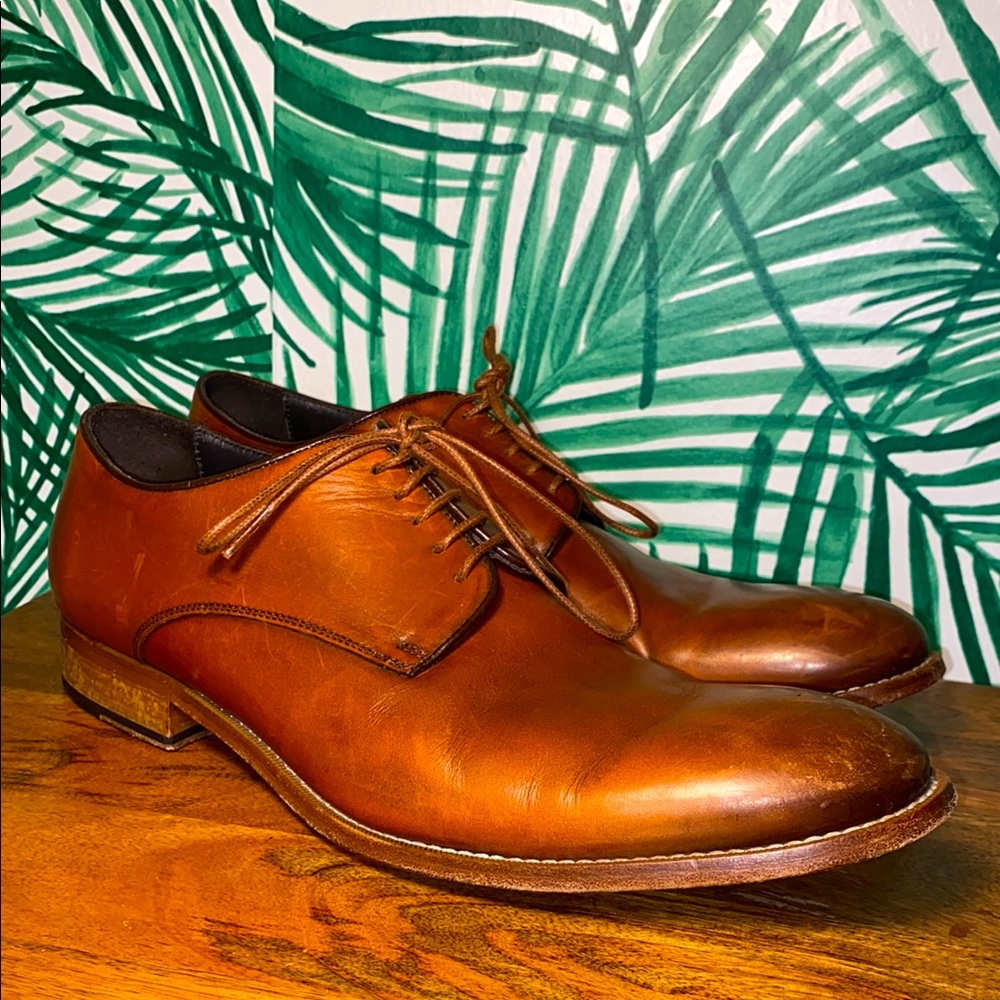 To Boot New York Adam Derrick Brown Leather Oxfords Men’s 11